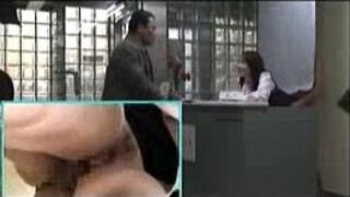 Japanese curtain rear secretly have sex porn video